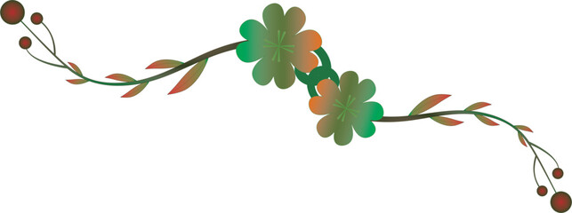 Wall Mural - four-leaf clover,patrick day