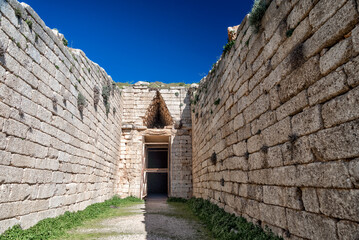 Wall Mural - antique stone building in Greece