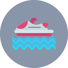 Poster - Parasailing Icon