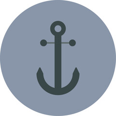 Canvas Print - Anchor Icon