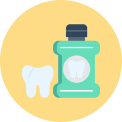 Wall Mural - Mouthwash Icon