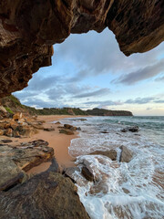 Wall Mural - Morning view of Turimetta Beach, Sydney, Australia.