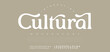 Cultural, luxury modern font alphabetical vector set