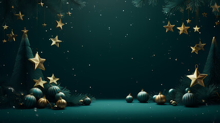 Festive decoration background, template for holidays and celebrations