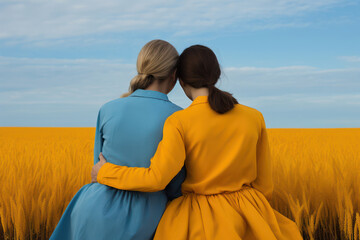 Beauty in the Field: Young Women Embracing Freedom and Nature