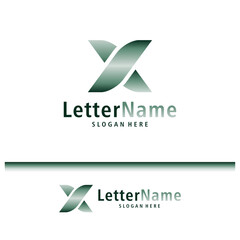 Wall Mural - Modern letter X logo design vector. Creative X logo concepts template