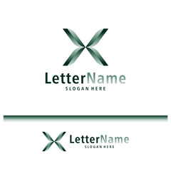 Wall Mural - Modern letter X logo design vector. Creative X logo concepts template