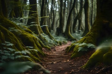 Canvas Print - stream in the woods