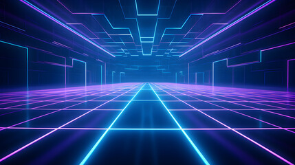 abstract neon futuristic background