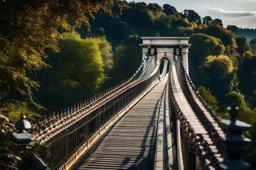 Wall Mural - chain bridge