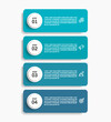 © andreyorb - Infographic template with 4 steps, workflow, process chart
