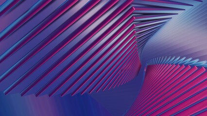 Beautiful abstract colorful swirl background with shiny, dynamic starburst rings, in a 3D rendered loop video for design..