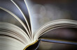 © GTood Photo - A close-up of open book pages with abstract background