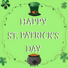 St patricks day card