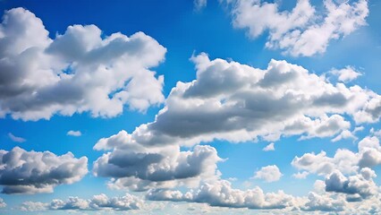 Wall Mural - the sky is alive with high cirrus clouds adding depth to the vibrant blue color.