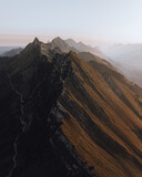 Fototapeta Morze - Zdjęcie z drona gór, Szwajcaria