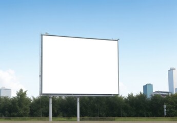 blank billboard mockup