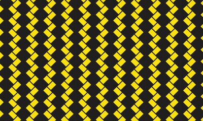 Canvas Print - abstract repeatable seamless yellow rectangle vertical wave pattern.