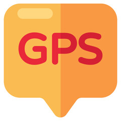 Wall Mural - An icon design of gps chat