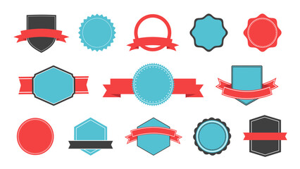 Wall Mural - Discount offer sale banners. Vintage badges and stickers for sale. Best deal price labels. Special offer tags. Vector templates design