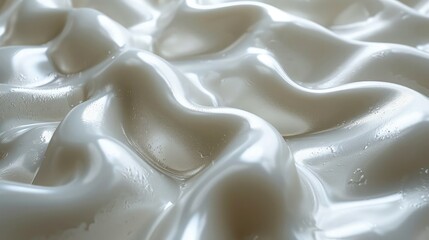Wall Mural - wallpaper abstract background liquid white milk.