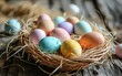 © kinglon - easter eggs in a basket