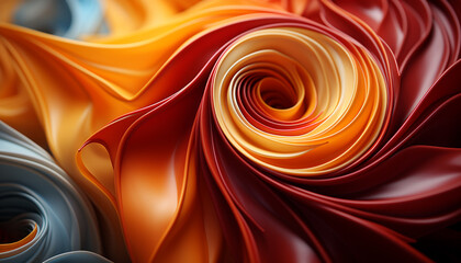 Poster - Abstract pattern of vibrant colors creates a modern elegance generated by AI