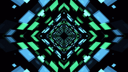 Wall Mural - VJ abstract light event particles concert dance game edm music stage party openers titles led neon tunnel background