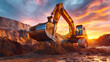 © MrGeoff - Excavator, Heavy Equipment, Dump Truck, Mining, Earth Movers