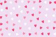 romantic love heart pattern for valentines wrapping paper print