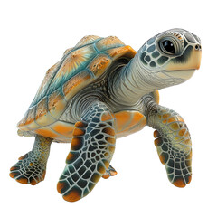 Wall Mural - sea turtle cute cartoon