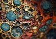 © Anghel - Stylized organic neural structurer; generative AI