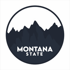 Wall Mural - montana state united states of america