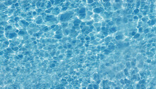 Clear Blue Pool Water Ripples Background