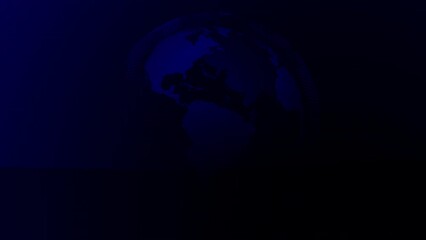 Wall Mural - Planet earth globe maps world animation