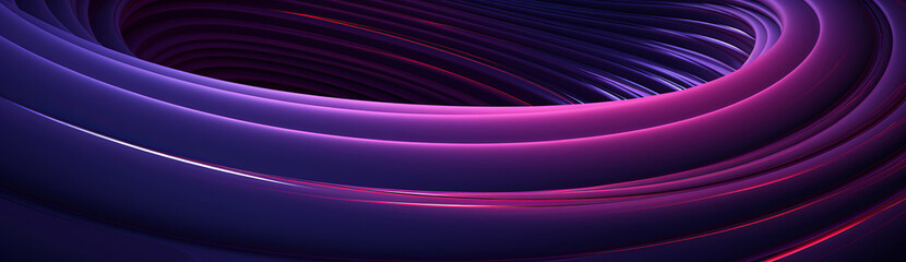 Wall Mural - abstract purple waves with neon highlights for backgrounds and designs