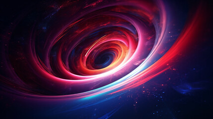Canvas Print - digital galaxy colorful black hole scene abstract graphic poster web page ppt background