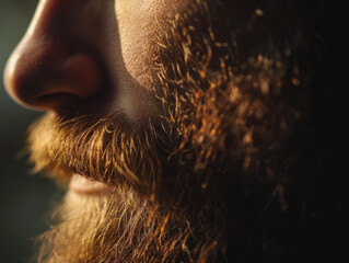 Sticker - Thick red beard.