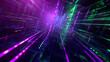Futuristic abstract of inside the network infrastructure data flow wallpaper background