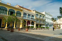 Moorish-style Buildings In Havana's Old Square.