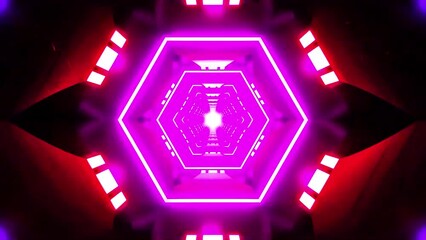 dj light vj loop kaleidoscope animation 3d abstract motion background