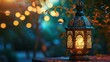 © Fozle - Free photo a lantern with bokeh background for adha and fitr