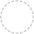 © Iyrin - Stars various arranged in a circle. Decoration elements