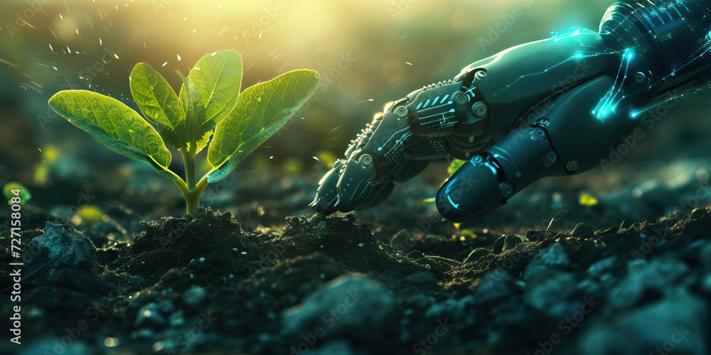 Connection With Earth Earth Connection: Hands Touching Soil, Signifying a Connection to the ...