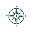 compass icon navigation, camping equipment vector