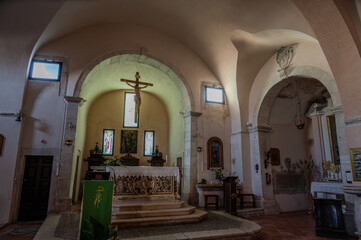 Vastogirardi, Isernia, Molise. Church of San Nicola di Bari. View