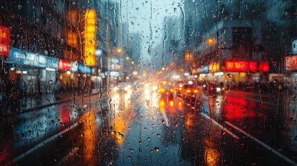 Sticker - Rainy Boulevard