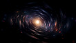 © ting - Space galaxy background, 3D illustration of nebulae in the universe