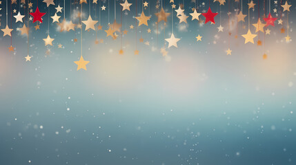 Wall Mural - Festive decoration background, template for holidays and celebrations