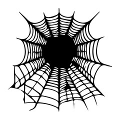 Wall Mural - Spider web set isolated 